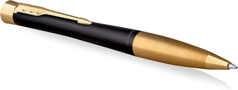 Parker Urban Duo Gift Set with Ballpoint Pen & Fountain Pen - Muted Black with Gold Trim - Image 5